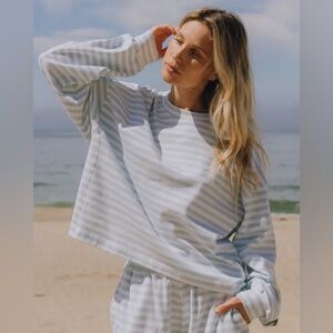 NEVER WORN DAILY DRILLS LAKE DAY STRIPE SET